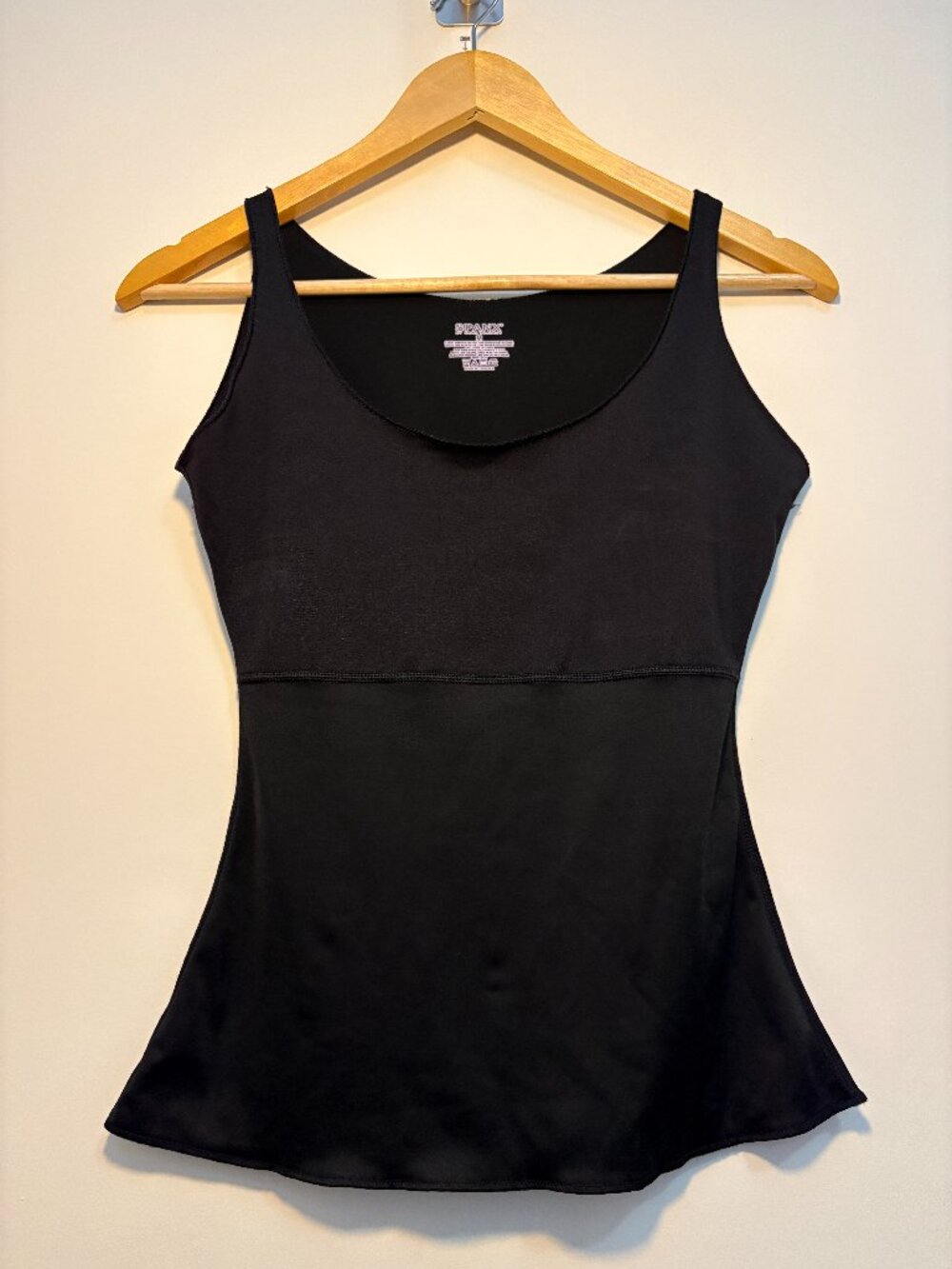 SPANX by Sara Blakely Shapewear Tank Top Black Slimming Cami Size Medium M